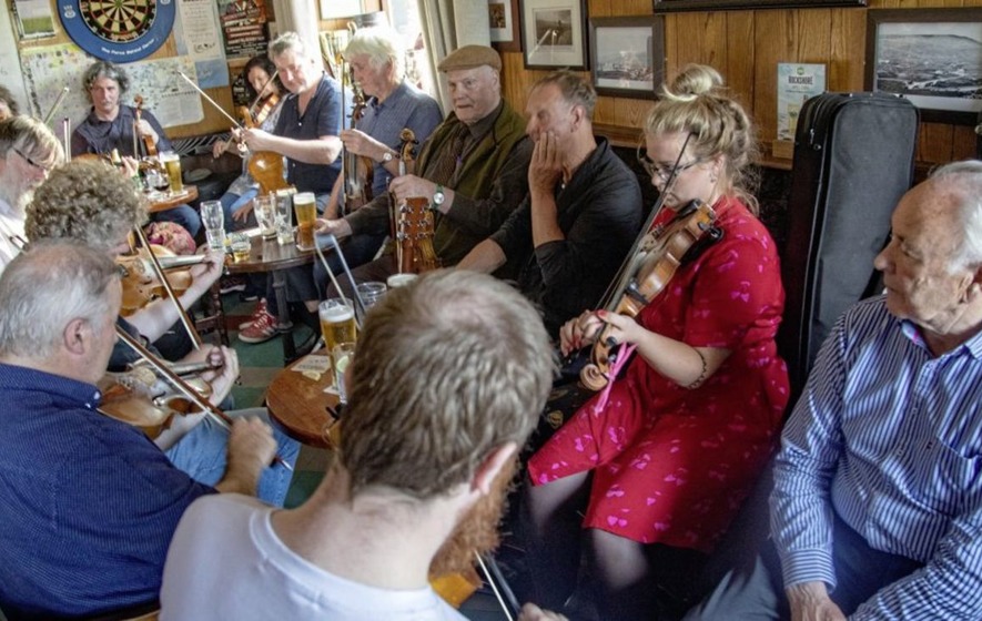 Fiddle players from all over the world attended last year's Donegal Fiddle Week.